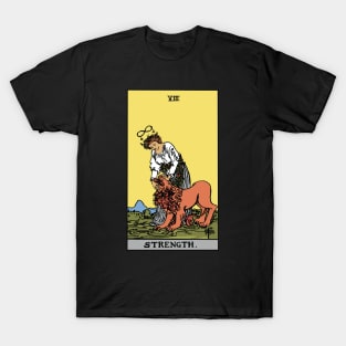 Strength Tarot Card Rider Waite T-Shirt